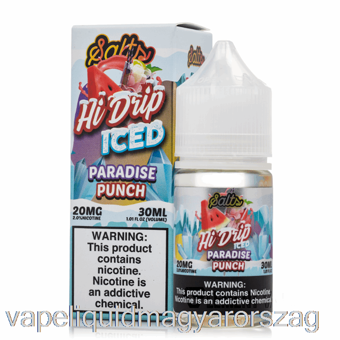 Jeges Paradicsom Puncs - Csepegtető Sók - 30 Ml 50 Mg Vape E Cigi
